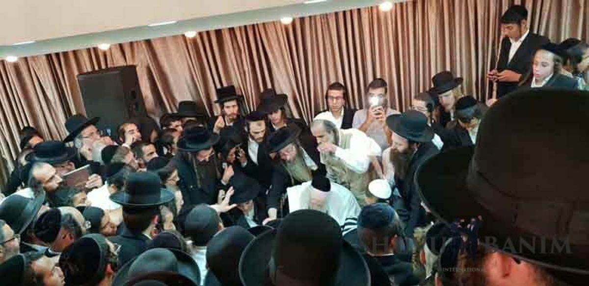 יראה ופחד - קבלת עול מלכות שמיים עם הגה"צ הרב אליעזר ברלנד שליט"א בבר המצווה של משפחת כהן וביקור בבר המצווה של משפחת גולדשטיין