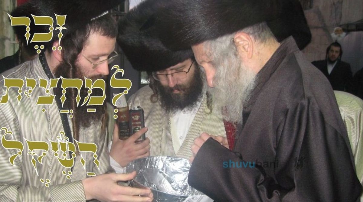 עדותו הנדירה של הגה"צ רבי אליעזר ברלנד שליט"א: גַּם אֲנִי זָכִיתִי לָתֵת "מַחֲצִית הַשֶּׁקֶל" לְקֻפַּת בֵּית הַמִּדְרָשׁ הַנַּ"ל