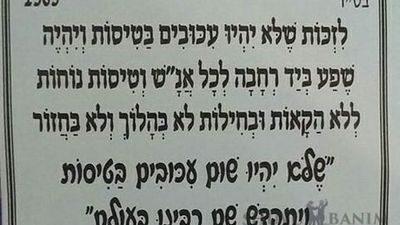 "שלא יהיו עיכובים בטיסות" - תפילה חשובה של הגה"צ הרב אליעזר ברלנד שליט"א