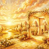 תפילה להיות כלה כהרף עין ולגור כל החיים בירושלים ולזכות לשפע של זהב