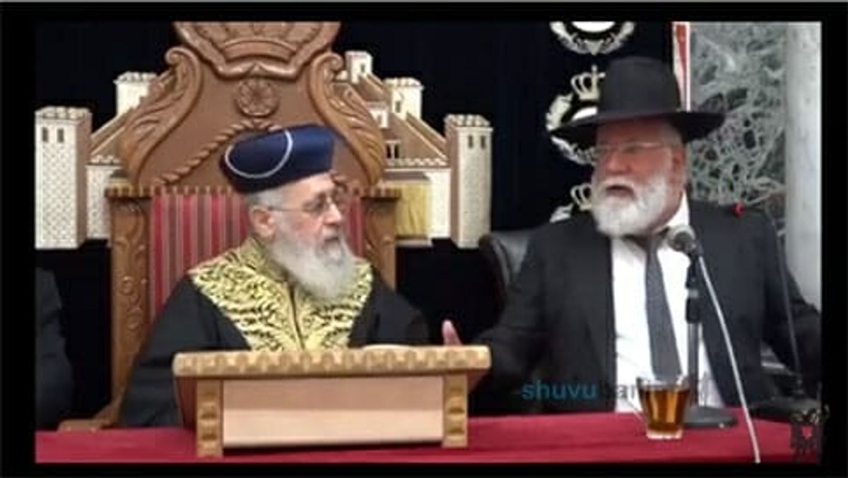 הרב אליהו אביסרור במסר חריף כנגד רודפי ומשמיצי הגה"צ הרב אליעזר ברלנד שליט"א