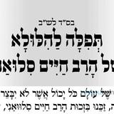 44 שנה לפטירתו של רבי חיים סינוואני לפניכם תפילה מהגה"צ רבי אליעזר ברלנד שליט"א ליומא דהילולא