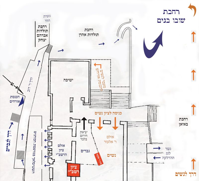 מפת מירון ל