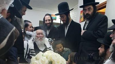 הגה"צ הרב אליעזר ברלנד שליט"א מספיד את האדמו"ר מקאליב זצ"ל