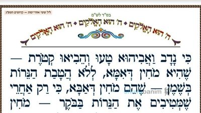 סוד הקטורת של נדב ואביהוא ומכירת יוסף • המאמר היומי מהגה"צ רבי אליעזר ברלנד שליט"א