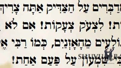 חומרת הדיבורים נגד הצדיק - דברי הגה"צ הרב אליעזר ברלנד שליט"א על המחלוקת על הצדיק - מתוך השבבי אור