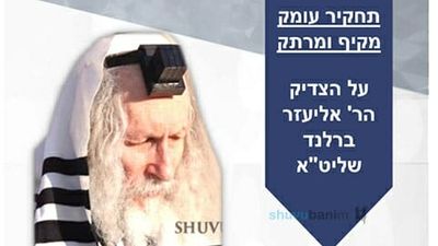 תחקיר עומק מקיף על כ"ק הגה"צ הרב אליעזר ברלנד שליט"א שנכתב ע"י הרב יאיר מור