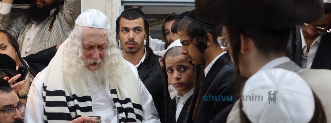 שבת שבע ברכות לנינתו של הגה"צ רבי אליעזר ברלנד שליט"א • תיעוד ממוצאי השבת