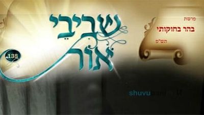 עלון שביבי אור בהר בחוקותי תש"פ - מדברי הגה"צ הרב אליעזר ברלנד שליט"א