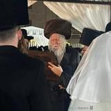 קול ששון וקול שמחה -  הגה"צ רבי אליעזר ברלנד שליט"א השתתף בשמחת נישואי משפחתו בעיר בני ברק