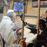 רגע לפני פורים, כך נראתה קריאת המגילה אז: מעמד אדיר של קריאת המגילה אצל כ"ק הגה"צ הרב אליעזר ברלנד שליט"א