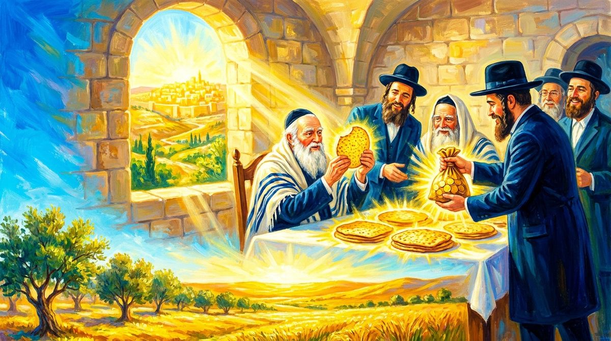 סיפור על סודות אפיית המצות של הרב אליעזר ברלנד / סיפור על אמונה חושית