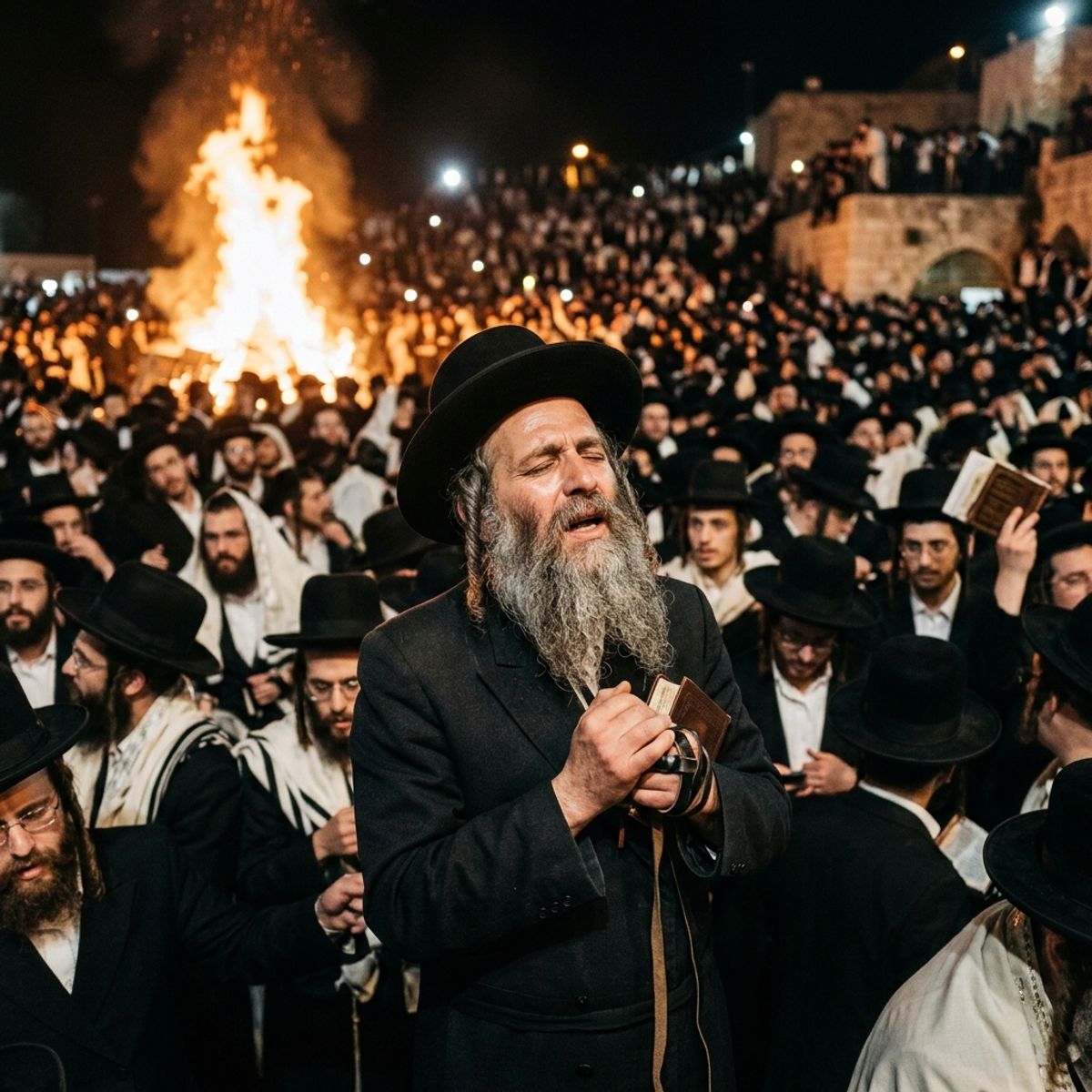 Miracle in Meron -- Buried Underneath a Mass of People and Saved in the Merit of