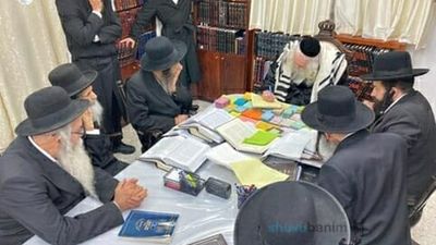 וועד הרבנים בפגישת קודש עם הגה"צ הרב אליעזר ברלנד שליט"א