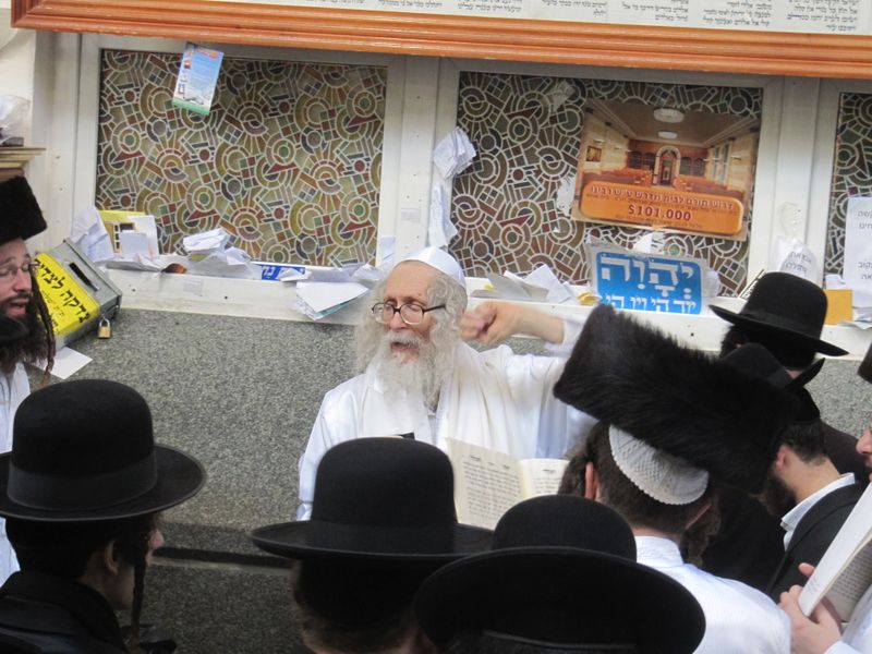 הקהל הקדוש רוקד לאור המדורה של רשב