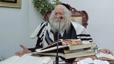 שיעור לסדרני שמחת תורה במעונו של הגה"צ רבי אליעזר ברלנד שליט"א