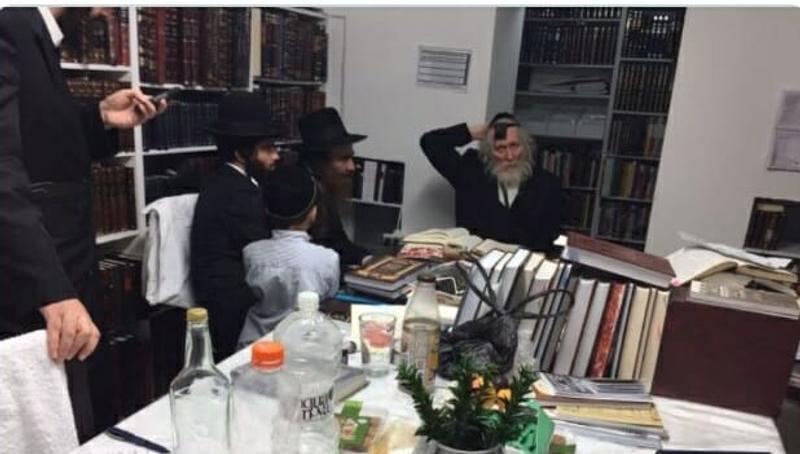 הרב שלמה עופר בביקור אצל הגה"צ הרב אליעזר ברלנד שליט"א