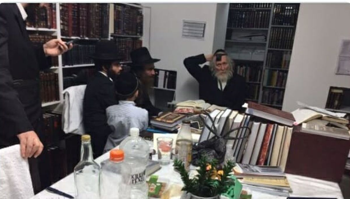 הרב שלמה עופר בביקור אצל הגה"צ הרב אליעזר ברלנד שליט"א