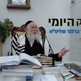 "אי אפשר לחיות בלי יוסף הצדיק" - החיזוק היומי מהגה"צ הרב אליעזר ברלנד שליט"א