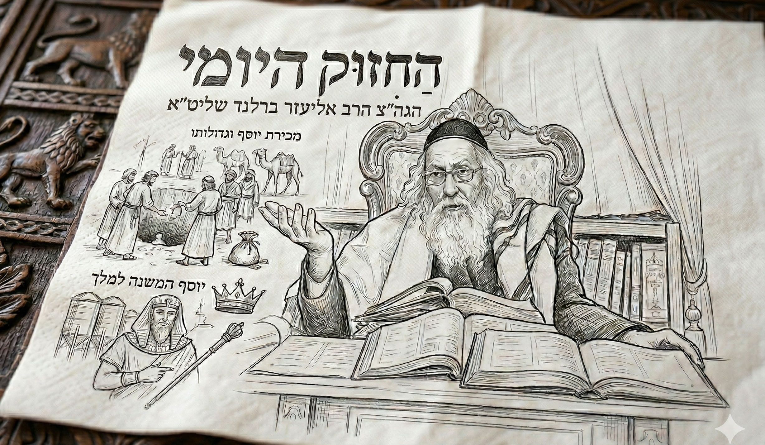 סוד הנעליים: מכירת יוסף ותיקון העולם - החיזוק היומי מהגה"צ הרב אליעזר ברלנד שליט"א