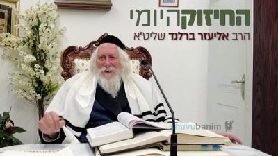 יוסף באמת ביקש משר המשקים שיזכירו לפרעה? החיזוק היומי מהגה"צ הרב אליעזר ברלנד שליט"א