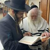 סיום הש"ס השנתי במעונו של מורינו הגה"צ רבי אליעזר ברלנד שליט"א