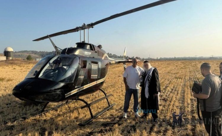 Rav Berland Shlit"a Travels to North to Pray for the Rabbanit Tlit"a