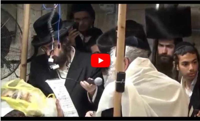 שלהבת קודש: טקס השבע ברכות של משפחת הלר אצל הגה"צ הרב אליעזר ברלנד שליט"א