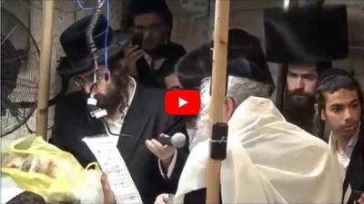 שלהבת קודש: טקס השבע ברכות של משפחת הלר אצל הגה"צ הרב אליעזר ברלנד שליט"א