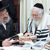 כ"ק האדמו"ר מביאלא ארה"ב בביקור אצל הגה"צ רבי אליעזר ברלנד שליט"א