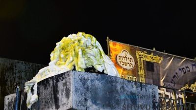 GALLERY: The Central Bonfire Lighting with Rabbi Eliezer Berland Shlit"a