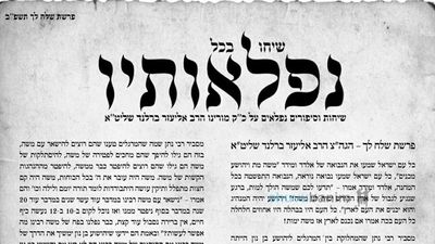 עלון שיחו בכל נפלאותיו - שלח לך תשפ"ב