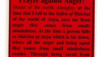 Prayer to Overcome Anger