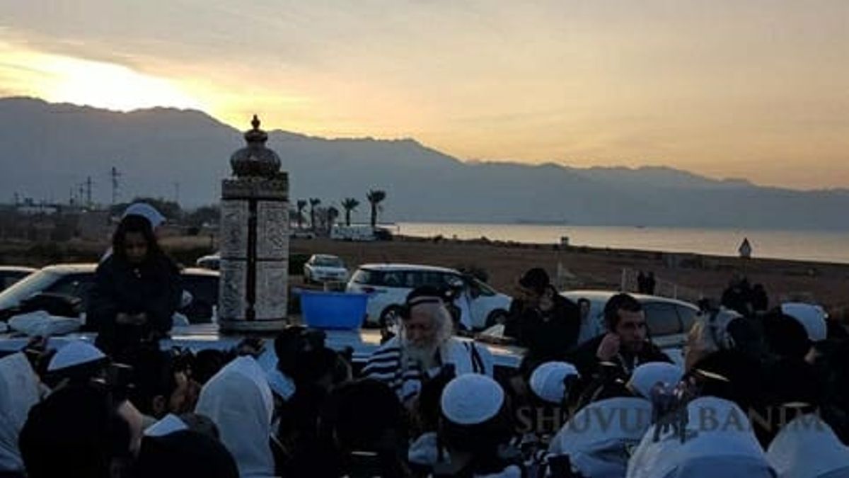 מסע הקודש של הגה"צ הרב אליעזר ברלנד שליט"א לעיר אילת