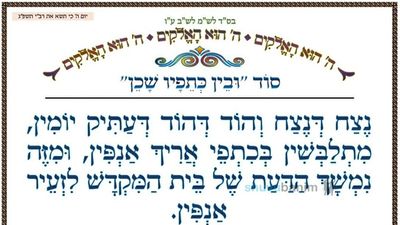 סוד "ובין כתפיו שכן" • המאמר היומי מהגה"צ רבי אליעזר ברלנד שליט"א