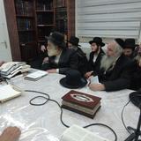 שיעור לאברכי כולל העיר העתיקה במעונו של הגה"צ רבי אליעזר ברלנד שליט"א