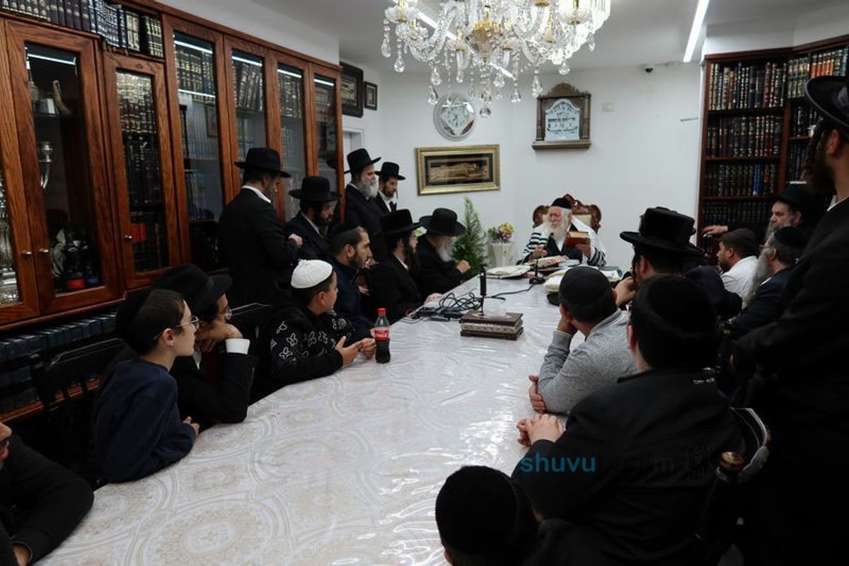 שיעור לתושבי טבריה במעונו של הגה"צ רבי אליעזר ברלנד שליט"א