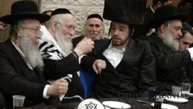 חתונת בני מחלב באולמי טדי עם הגה"צ הרב אליעזר ברלנד שליט"א