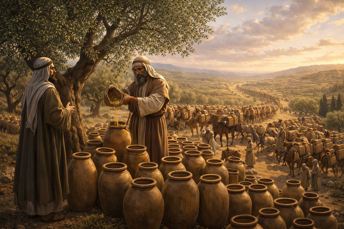 "Out of Asher, His Bread Shall Be Fat": What Did It Take to Buy the Oil of the Tribe of Asher? • The Daily Lesson from Rabbi Eliezer Berland shlit"a