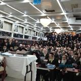 Hundreds of Avreichim from Old City Kollel at Shiur with Rav Berland Shlit”a