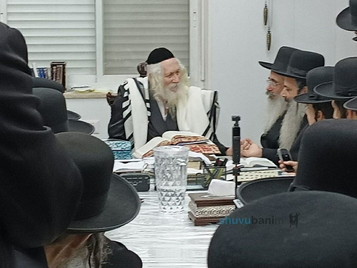 שיעור בבית הגה"צ רבי אליעזר ברלנד לבחורי ישיבת חכמה ודעת - ליל ה' אדר ב' תשפ"ב