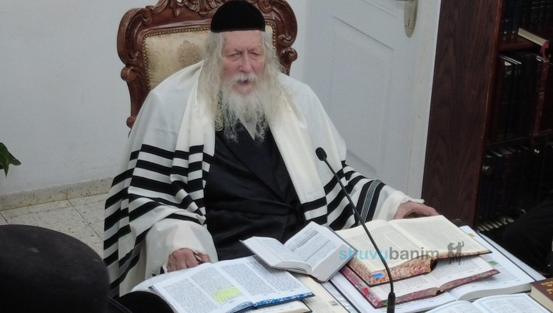 שיעור לאשדוד ותושבי דרום הארץ במעונו של מורינו הרב אליעזר ברלנד שליט"א