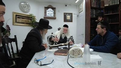 שיעור לתלמידי החלבן בבית הגה"צ רבי אליעזר ברלנד שליט"א