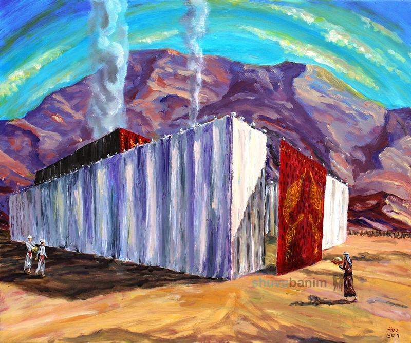 "כִּי עֲנַן ה' עַל הַמִּשְׁכָּן יוֹמָם וְאֵשׁ תִּהְיֶה לַיְלָה" • פרשת פקודי