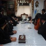 שיעור לאברכי סיירת "משמר החומה" במעונו של הגה"צ רבי אליעזר ברלנד שליט"א