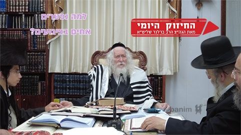 למה נפטרים אחים בפיגועים? החיזוק היומי מהגה"צ הרב אליעזר ברלנד שליט"א