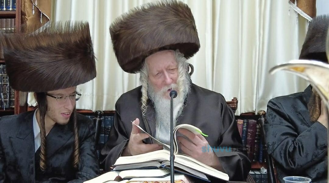 שמחת בית צדיקים ‏•‏ שבע ברכות האחרון לנינתו של הגה"צ רבי אליעזר ברלנד שליט"א במעון קודשו ‏•‏ גלריית תמונות