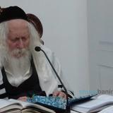 שיעור לבחורי ישיבה במעונו של הגה"צ רבי אליעזר ברלנד שליט"א