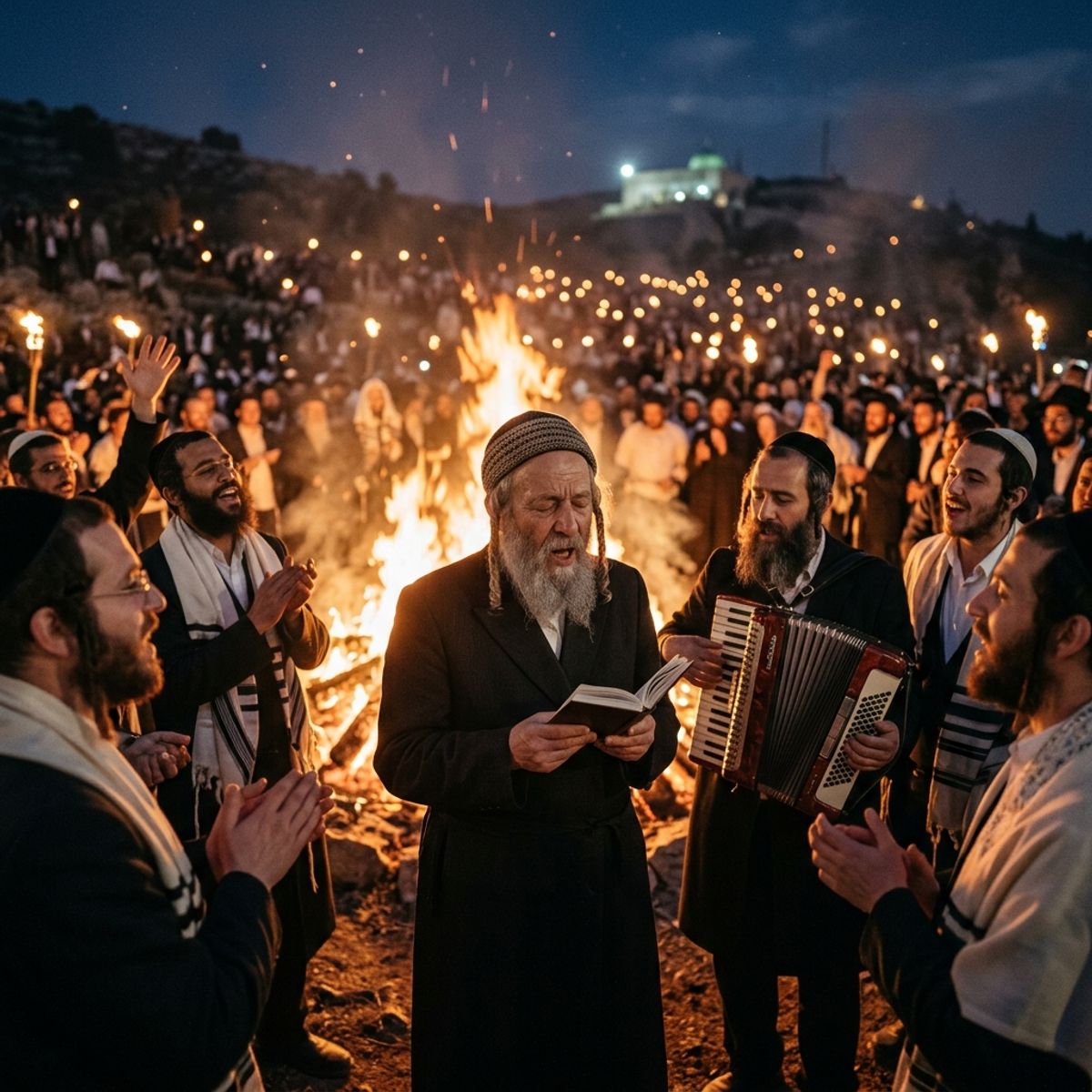 שיעור לבעלי המנגנים בהילולת הרשב"י ל"ג בעומר התשפ"ד