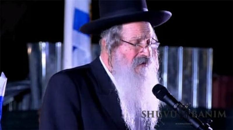 הרב אליהו מירב בטקס יום הזיכרון - דבריו המרגשים של תלמיד הרב ברלנד שליט"א